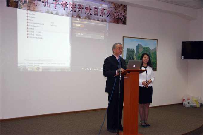 中国教育国际交流协会会长章新胜、驻乌兹别克