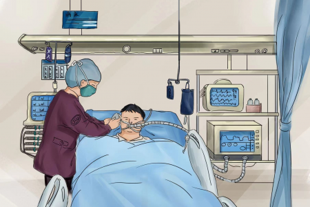 我的抗疫日记——正规的买足球的app第二医院医护人员手绘抗疫漫画