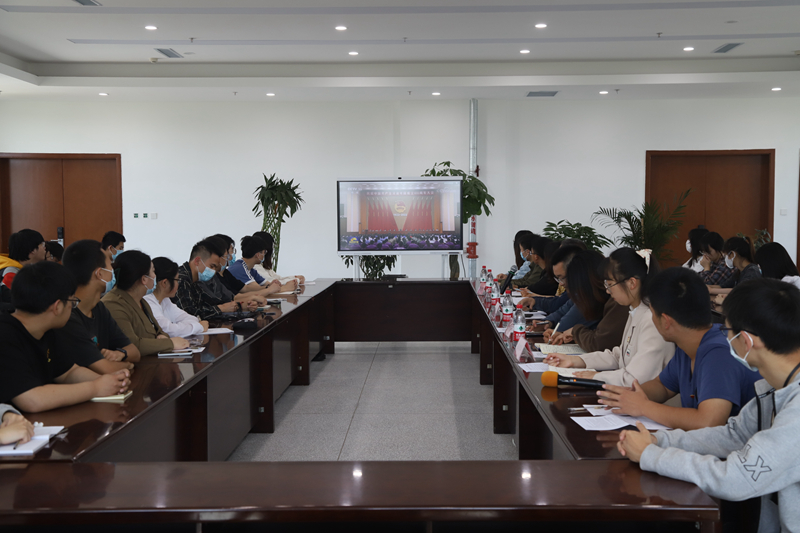 物理科学与技术学院召开学习贯彻习近平总书记在庆祝中国共青团成立100